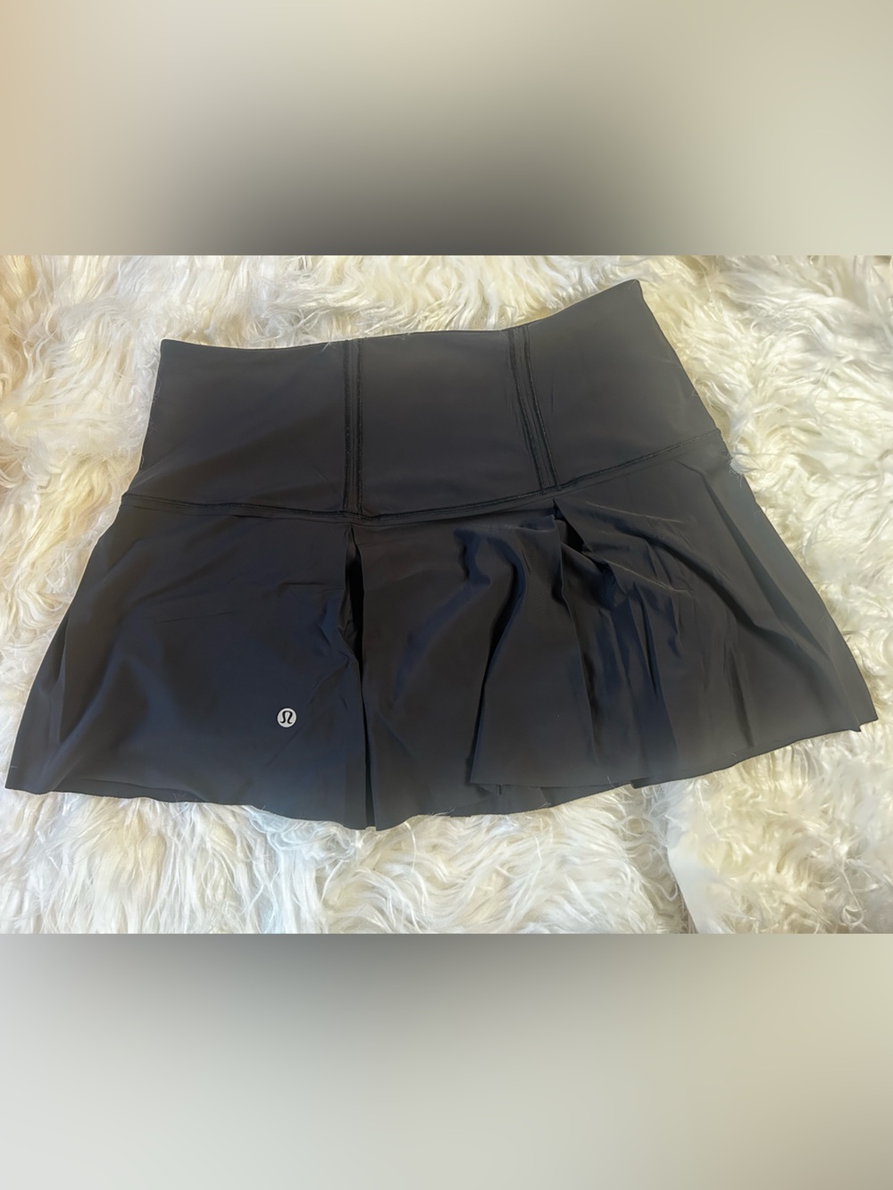 Lululemon Black Athletic Skort with Built-In Shorts - Picture 2 of 6